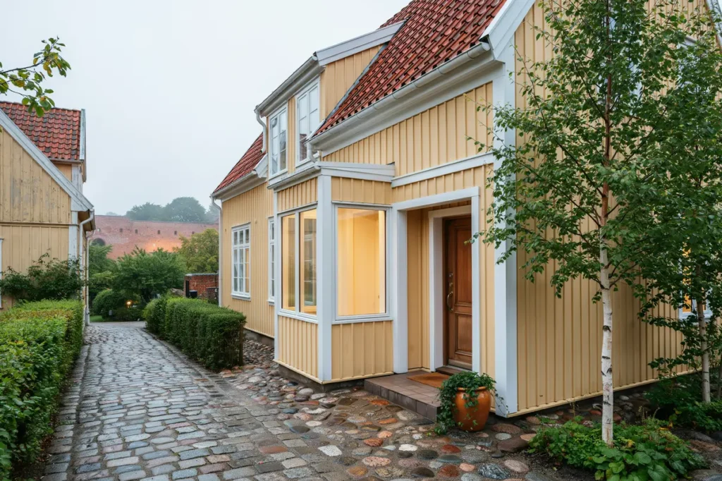 tillbyggnad av entr och ny farstukvist i visby